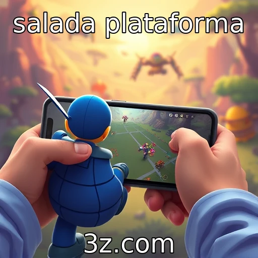 Crescimento do mercado de jogos móveis no Brasil : salada plataforma